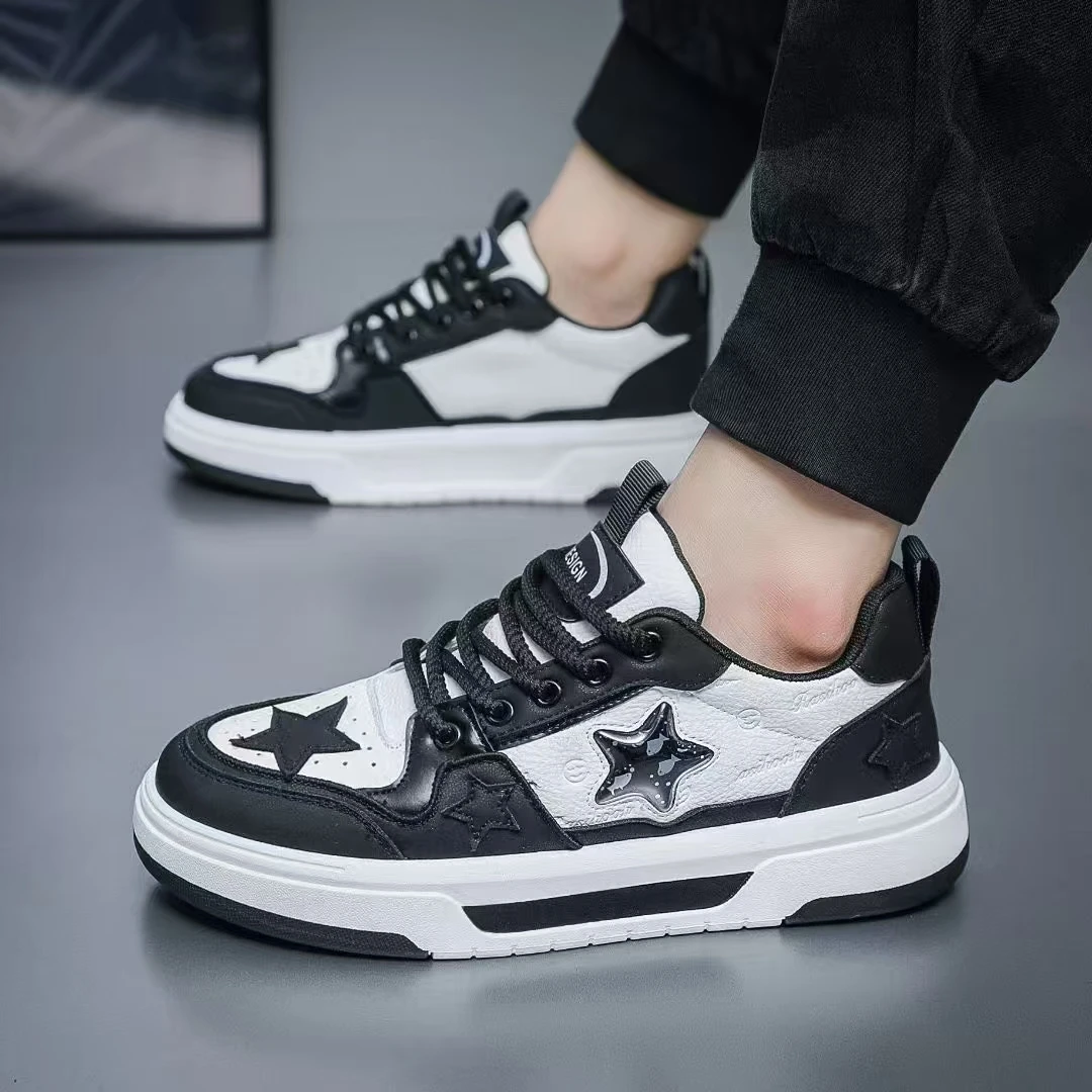 韩版男士板鞋时尚鞋子白鞋休闲布鞋透气休闲板鞋低帮休闲板鞋