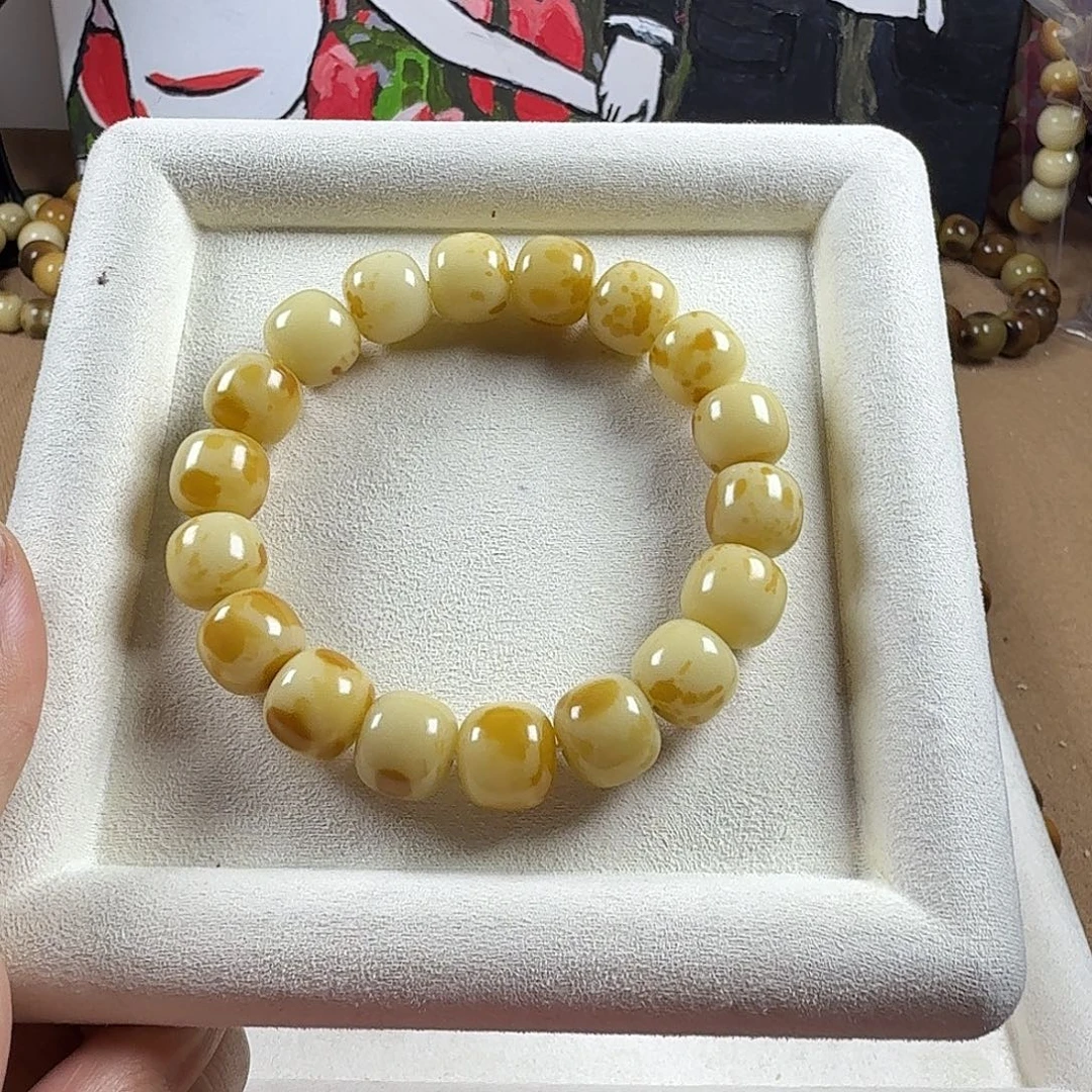 ****菩提根/象牙果手串月桂斑098