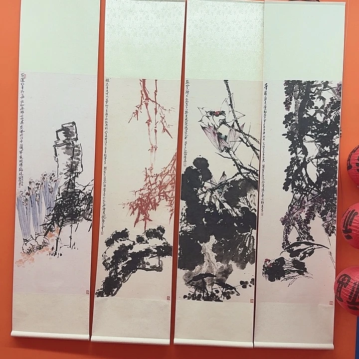 版画崔老师国画作品