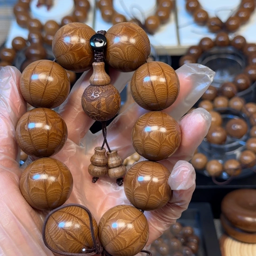 a***陶银S9252.5九道木手串