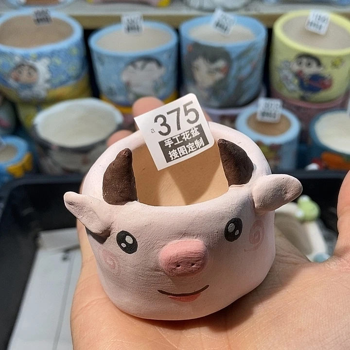 红陶375 2.17 手工盆接图定制