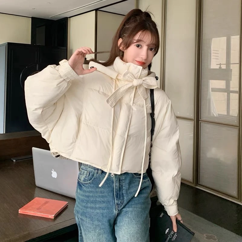 （601-740)LIU棉服网红加厚时尚百搭连帽韩版冬季潮流宽松休闲