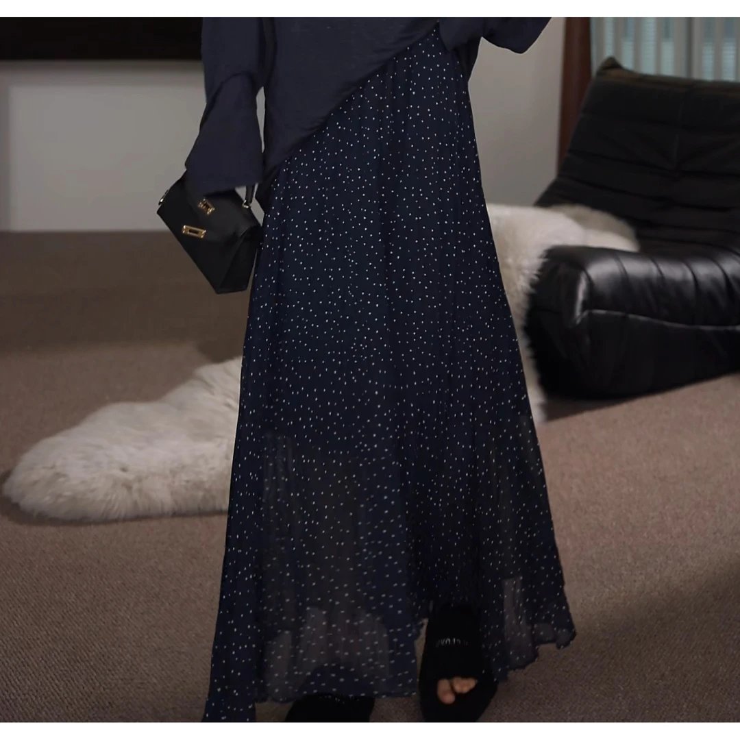 卢尚原创波点半裙2253