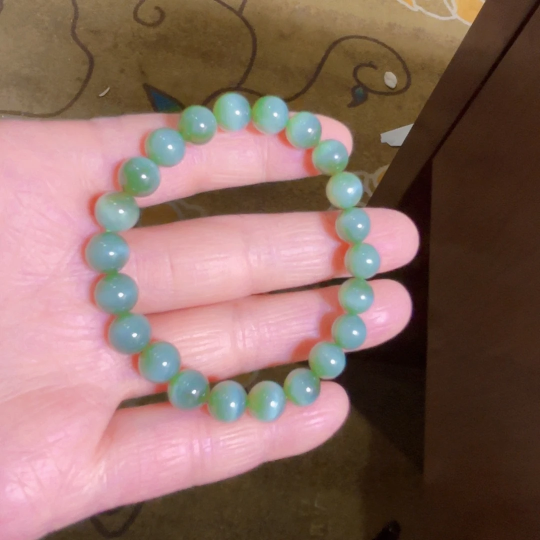 和田玉手串未镶嵌是***了