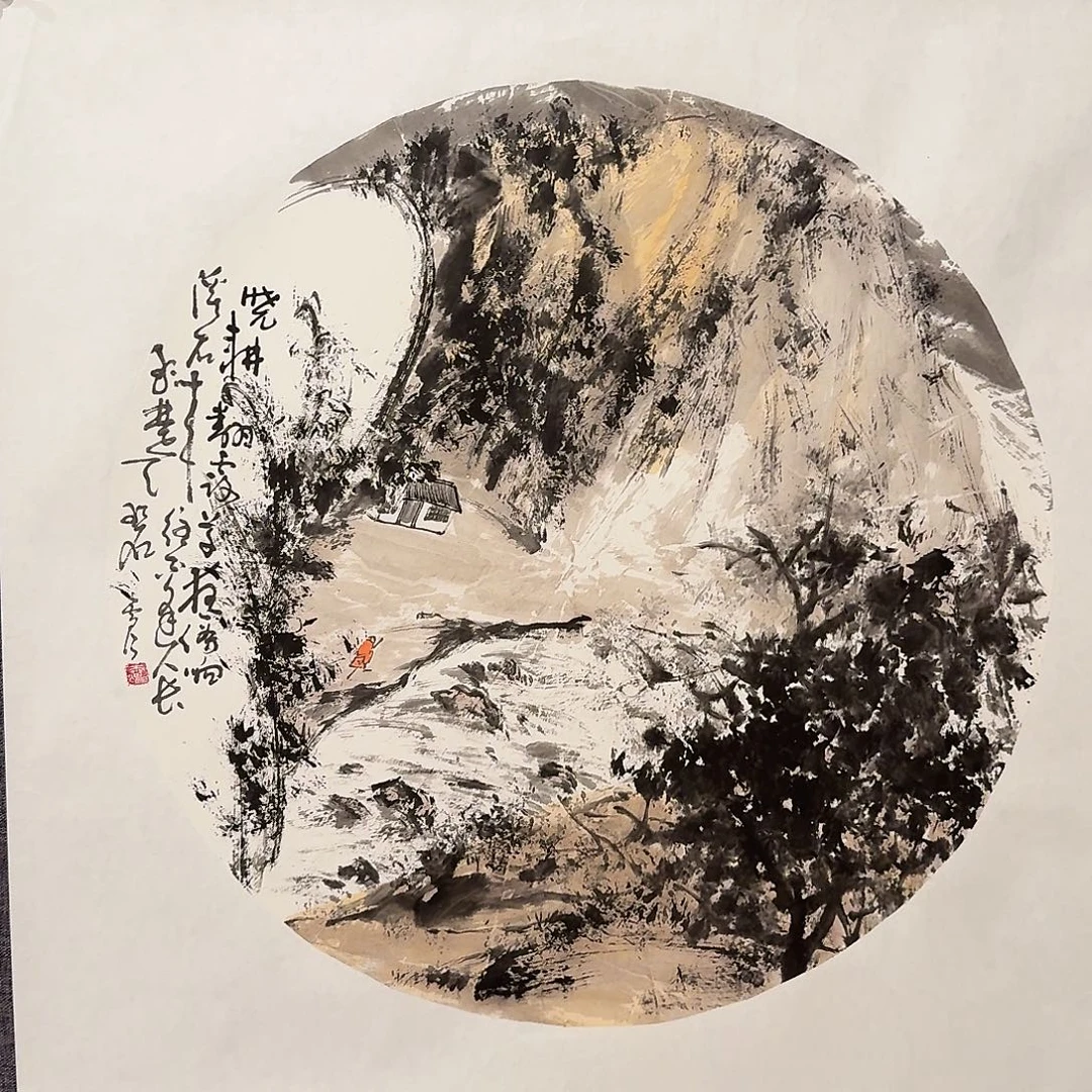 国画雷公老师作品画作