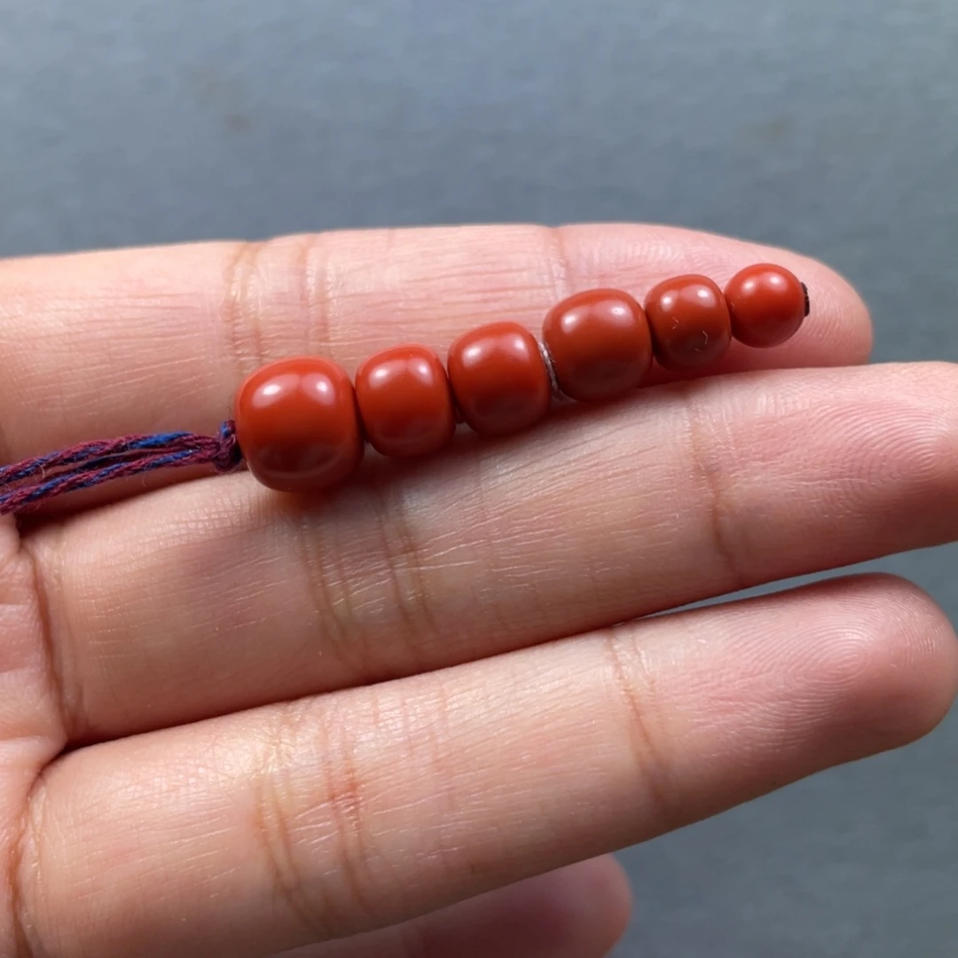 南红玛瑙未镶嵌配饰一套