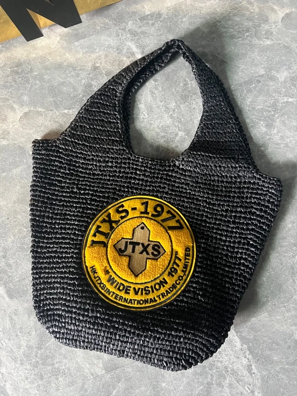 JTXSJTXS【原创设计】编织包纸绳编织包休闲编织包大号包