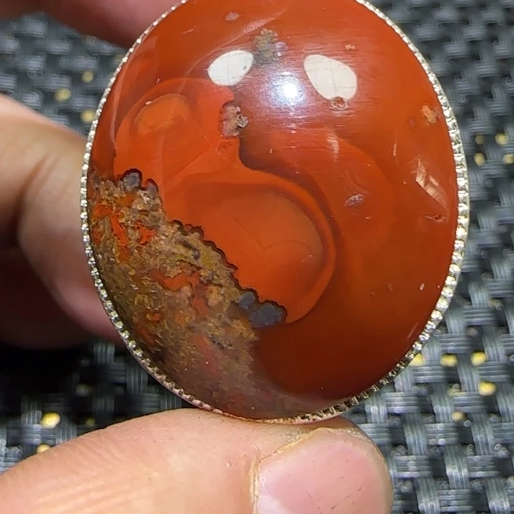 智***缘玛瑙/玉髓未镶嵌吊坠