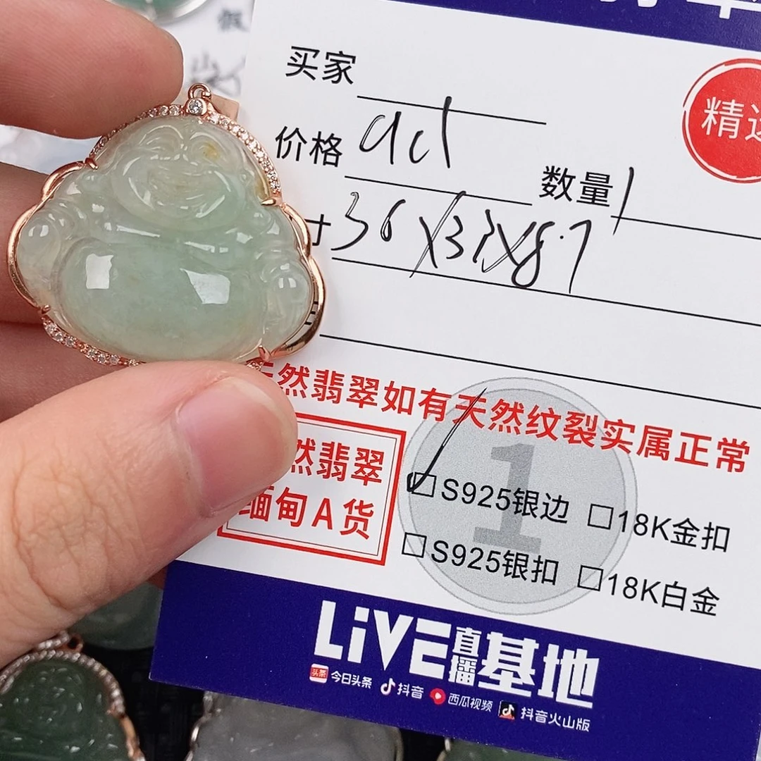 翡翠银S925镶嵌颈饰