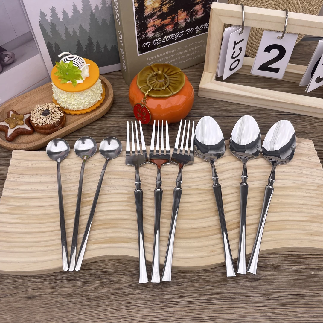 小香风系列三勺三叉三甜品勺家用厨房必备轻奢现代高级【汤家限定】