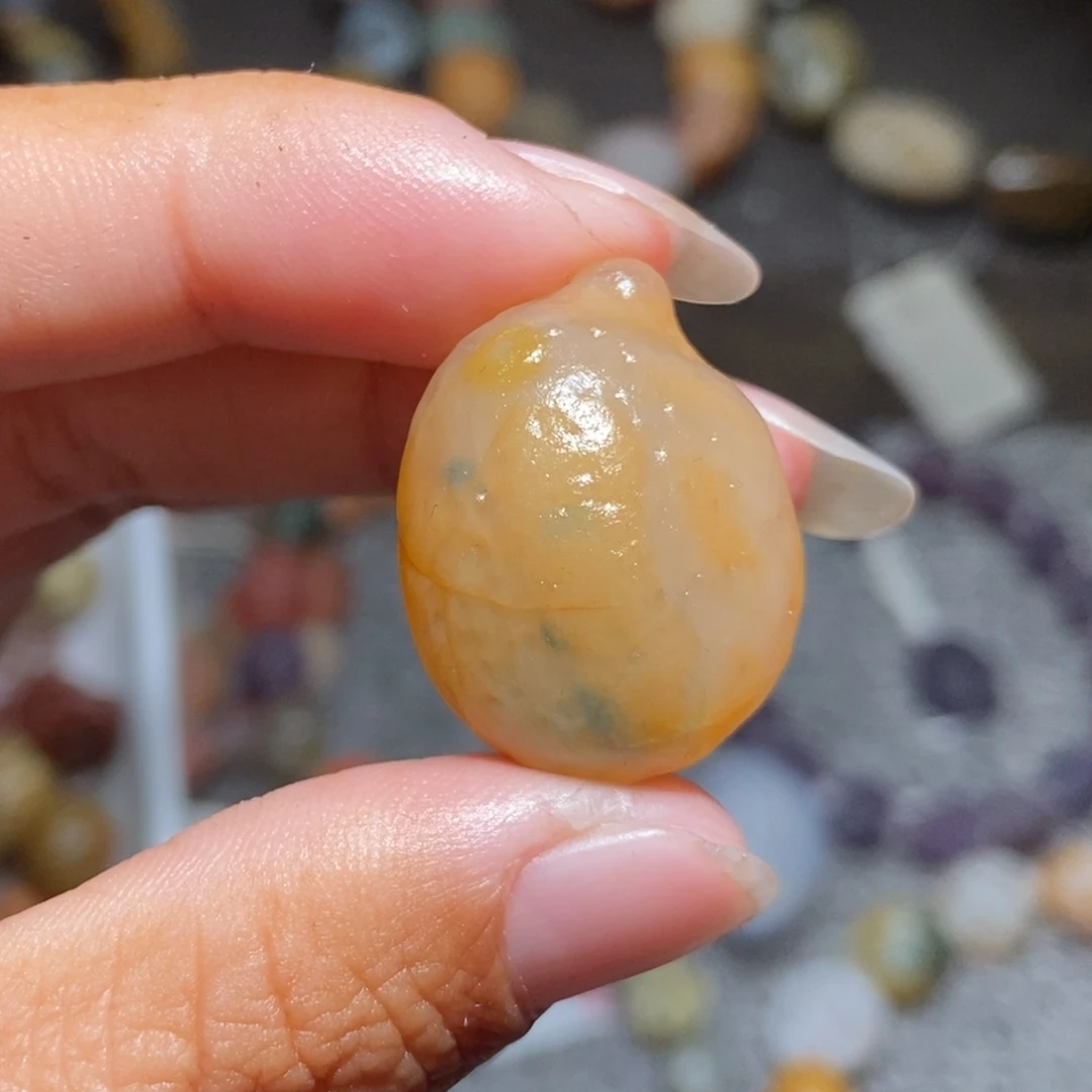 未镶嵌玛瑙/玉髓珠宝半成品