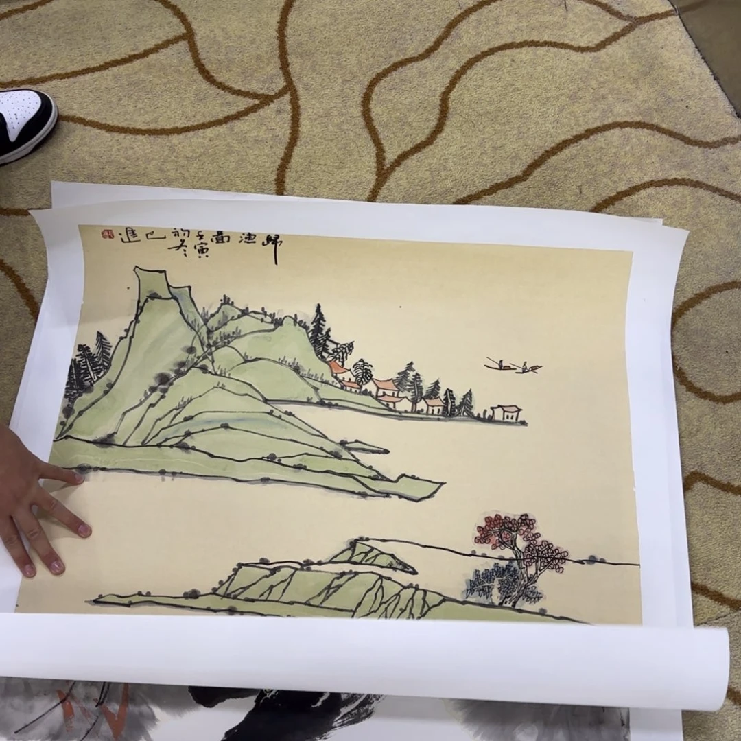 国画国画老师作品刘