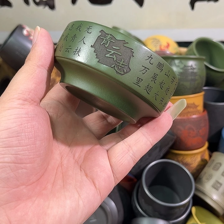茶杯紫砂全手工紫砂主人杯