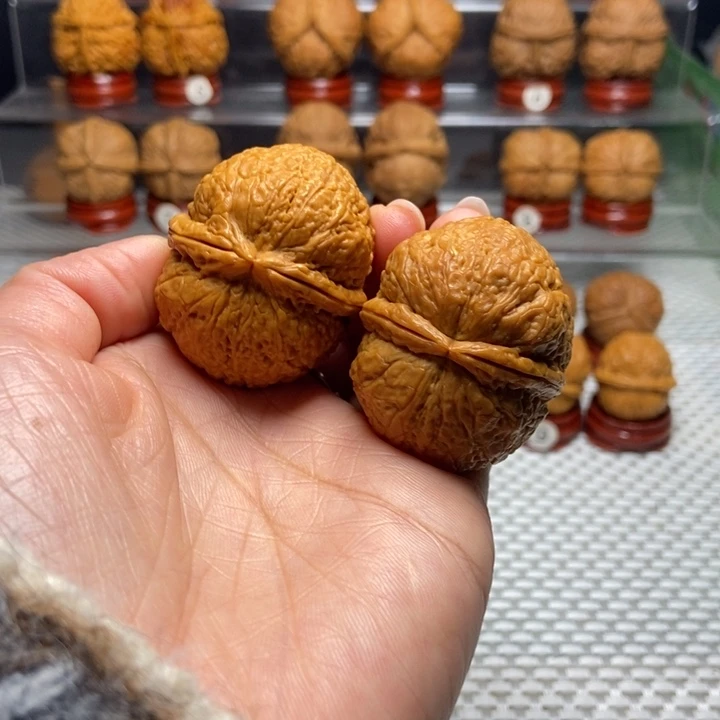 把件文玩核桃18雷鼓双筋锤