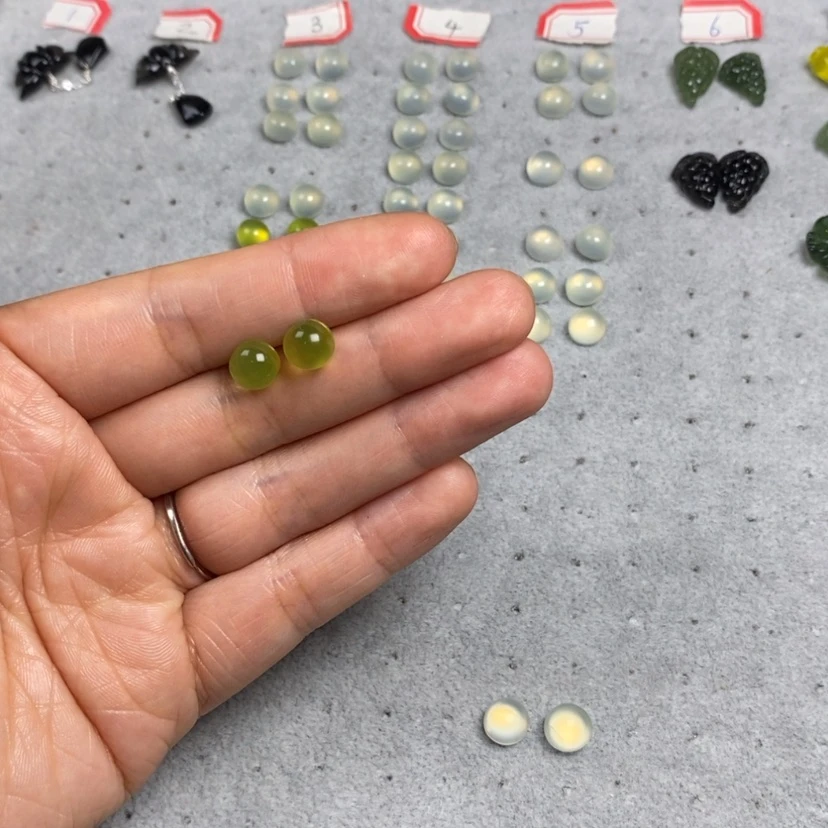 【闪购商品】蛇纹石玉未镶嵌挂件耳饰耳环项链