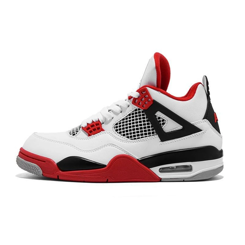 【28个新配色】莆田气垫休闲板鞋aj4篮球鞋厚底防滑减震百搭高帮