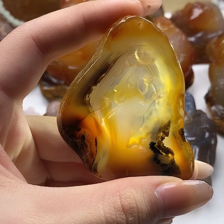 玛瑙/玉髓未镶嵌颈饰