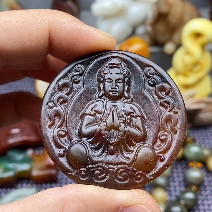 未镶嵌蛇纹石玉颈饰