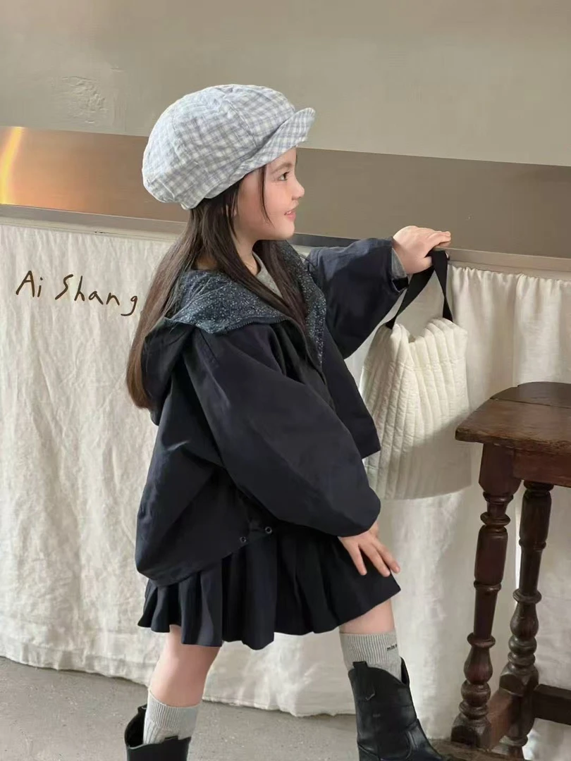 2025秋款韩系女童套装，编码001--090