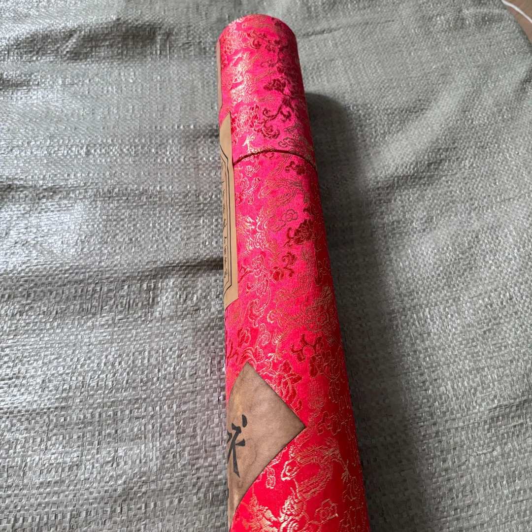 乡村精选好物  大红长筒（筒） 装饰摆件