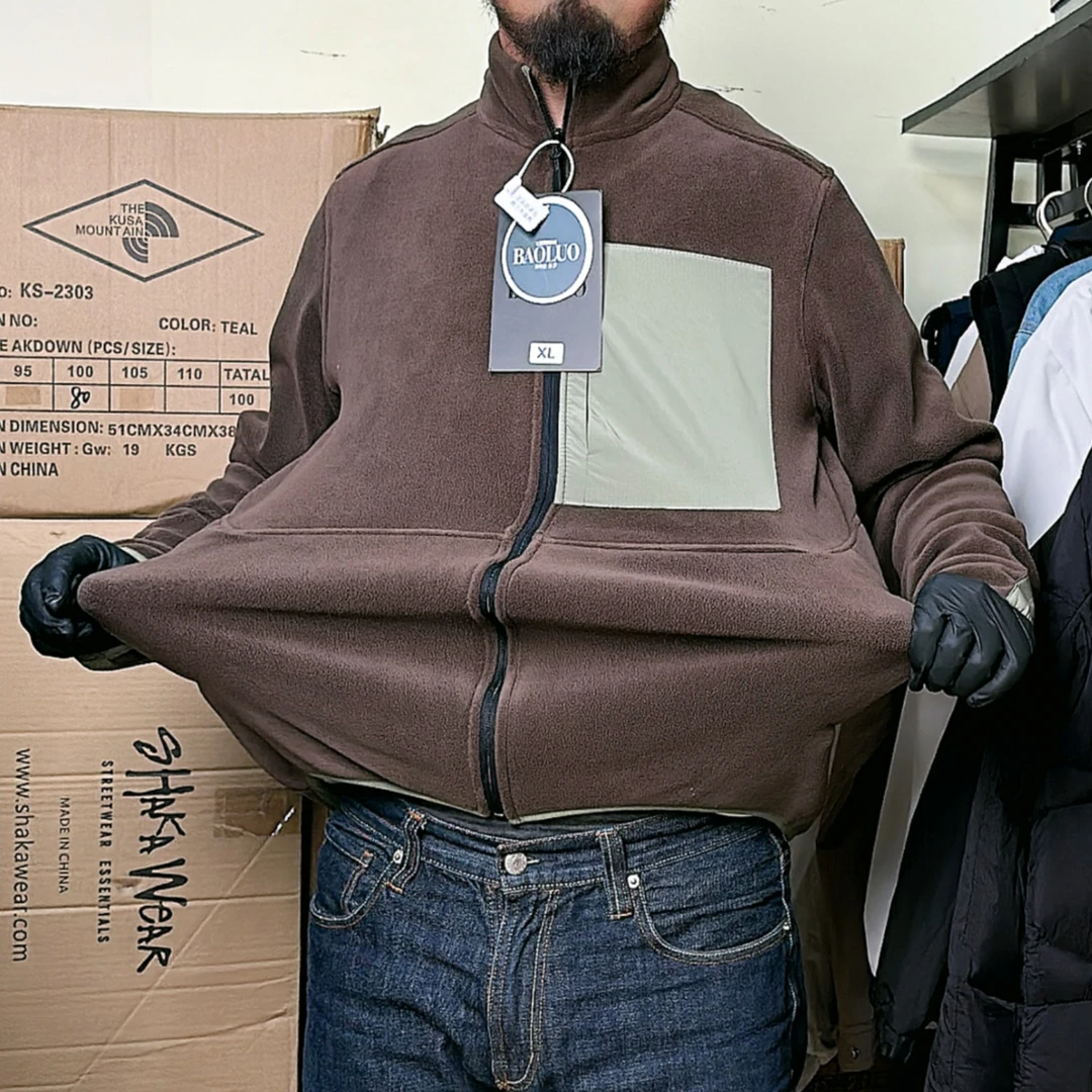 Q弹保暖奥利绒尾货断码特价 男秋冬软弹打底运动休闲卫衣外套