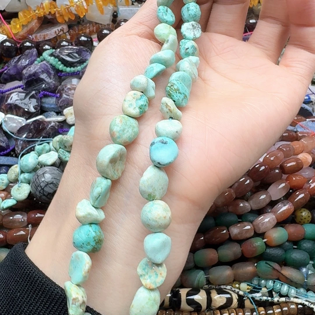 玛瑙/玉髓合金珠宝半成品一条10mm秘鲁松原石