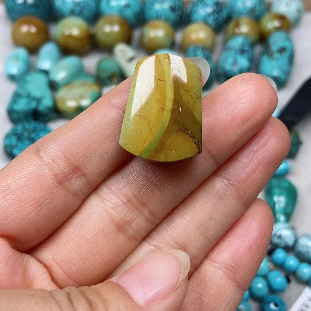 未镶嵌绿松石珠宝半成品