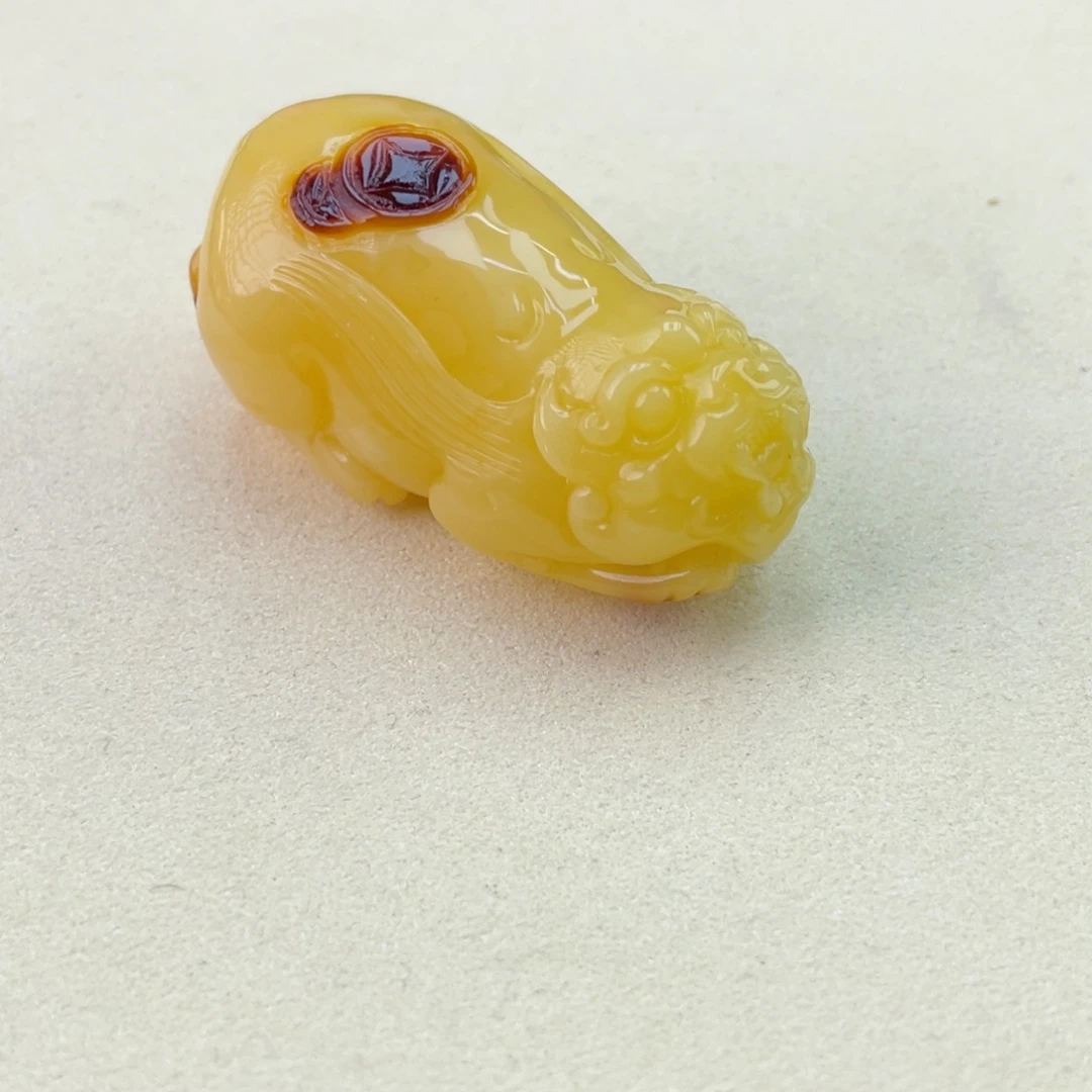 蜜蜡未镶嵌吊坠(赠链)蜜蜡吊坠27克