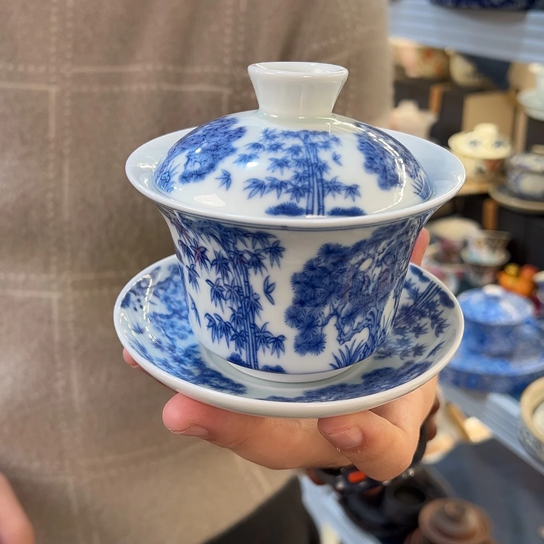 盖碗很漂亮我很喜欢