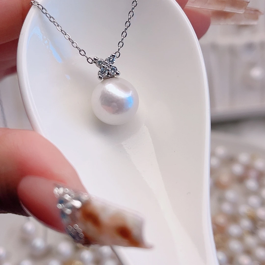 未镶嵌淡水珍珠吊坠(赠链)