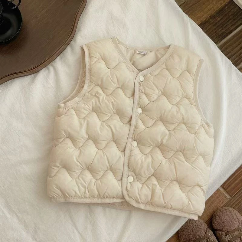 儿童棉马甲宝宝婴幼儿内外穿秋冬加厚背心新款男女童背心童装
