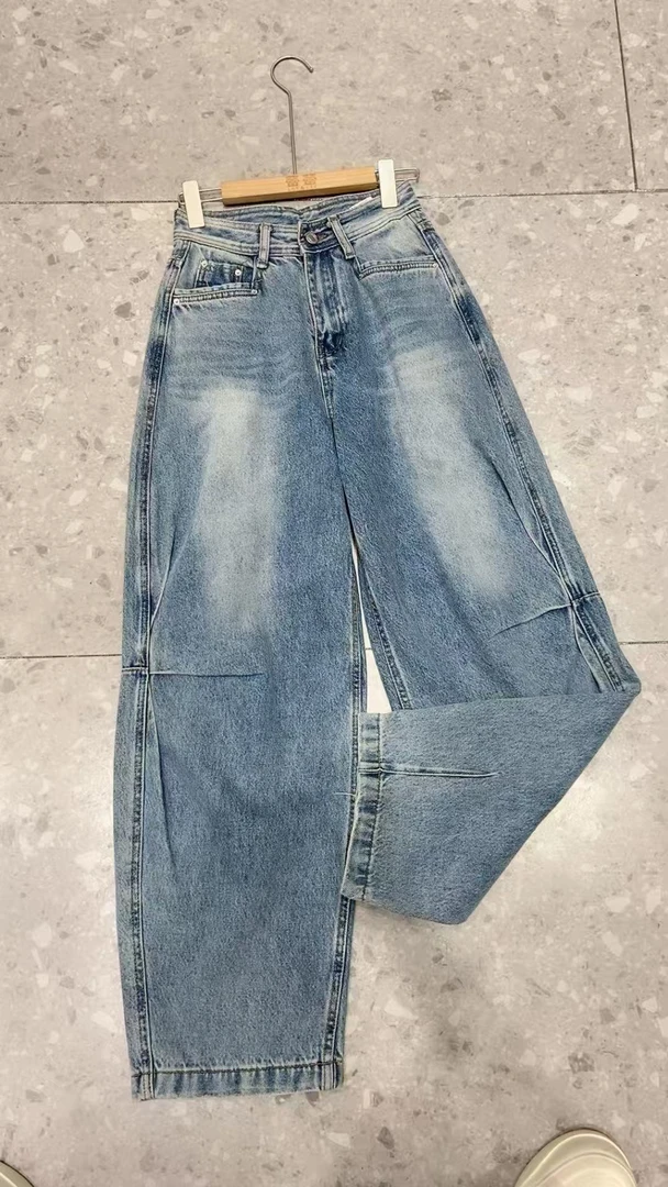 2025【l蕾蕾家】夏季时尚洋气休闲百搭高腰牛仔裤