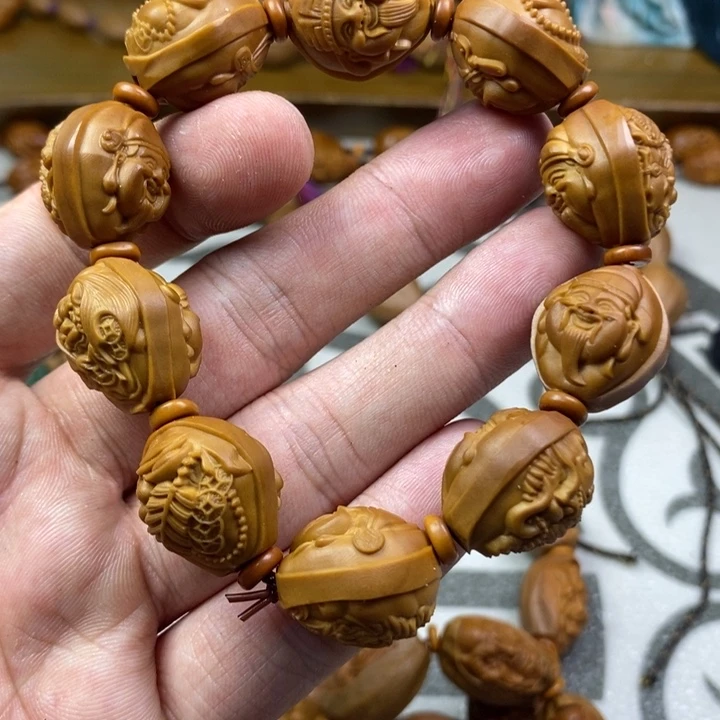 橄榄核手串/手链橄榄核雕工艺手串
