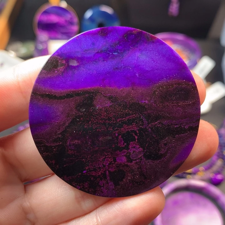 苏纪石（舒俱来）未镶嵌圆牌