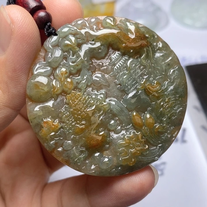 颈饰未镶嵌翡翠翡翠