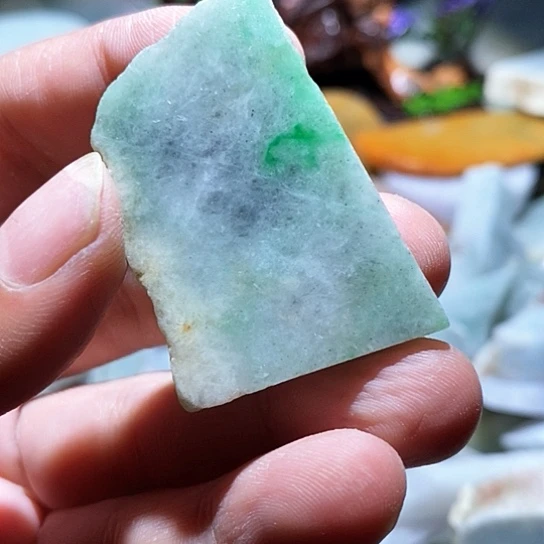 散珠翡翠边角料238