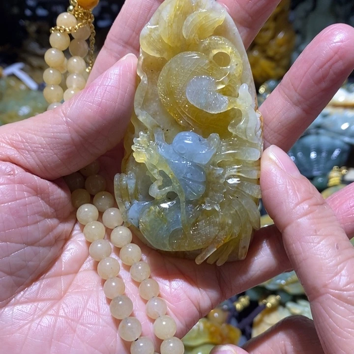 岫玉岫玉吊坠未镶嵌