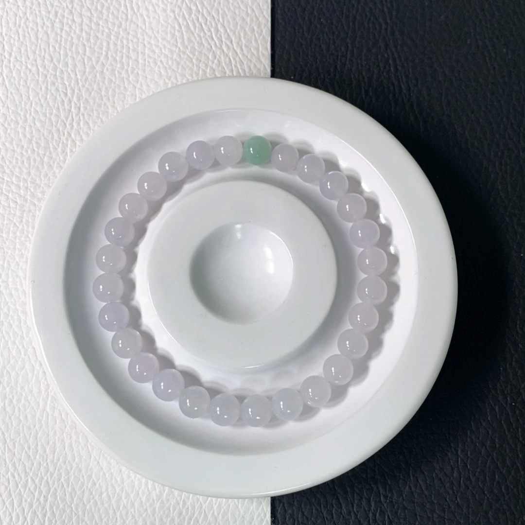 翡翠手串未镶嵌卡6+