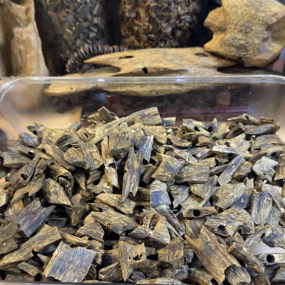 沉香沉香碎屑红骨凹身块料100克