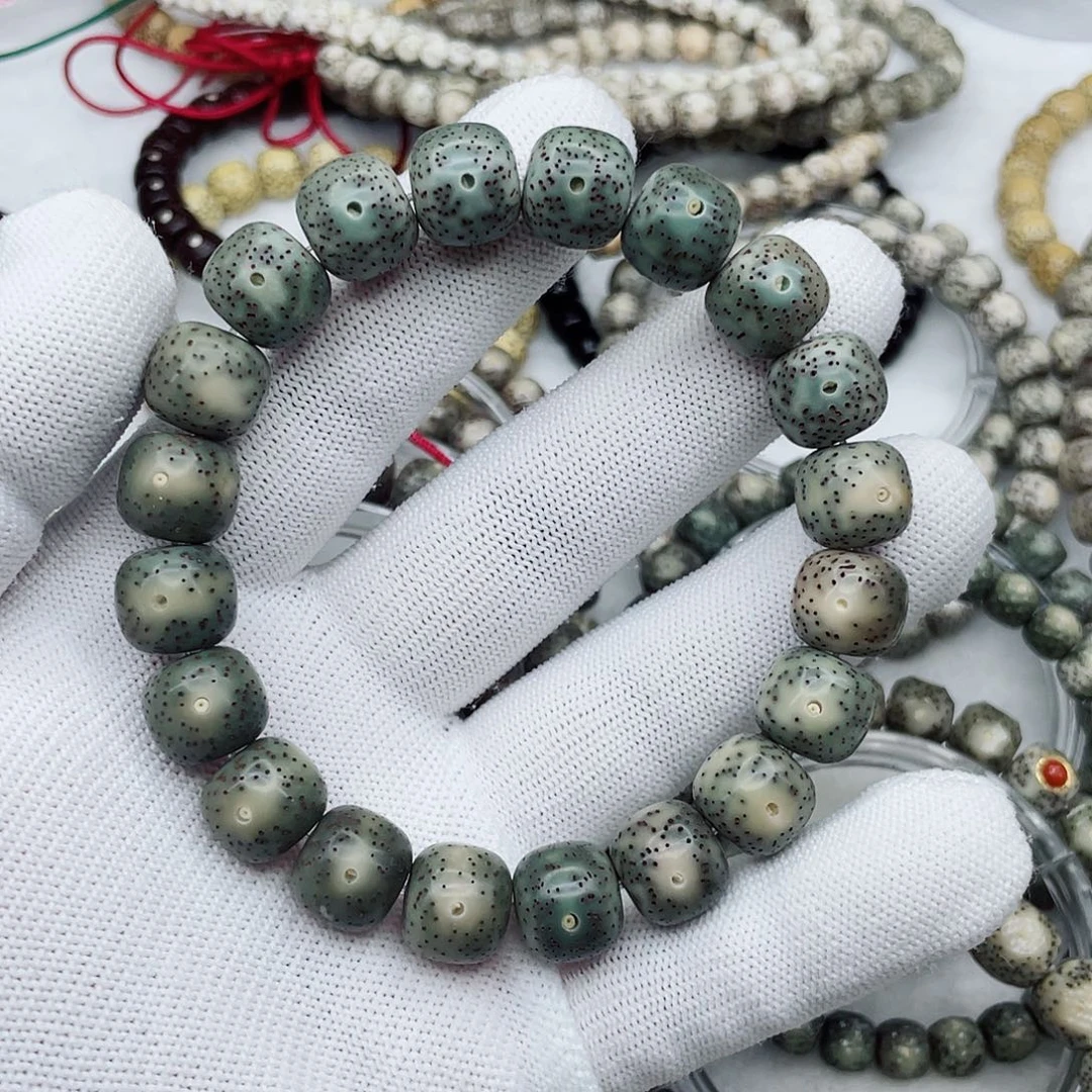 星月菩提手串12石玉料