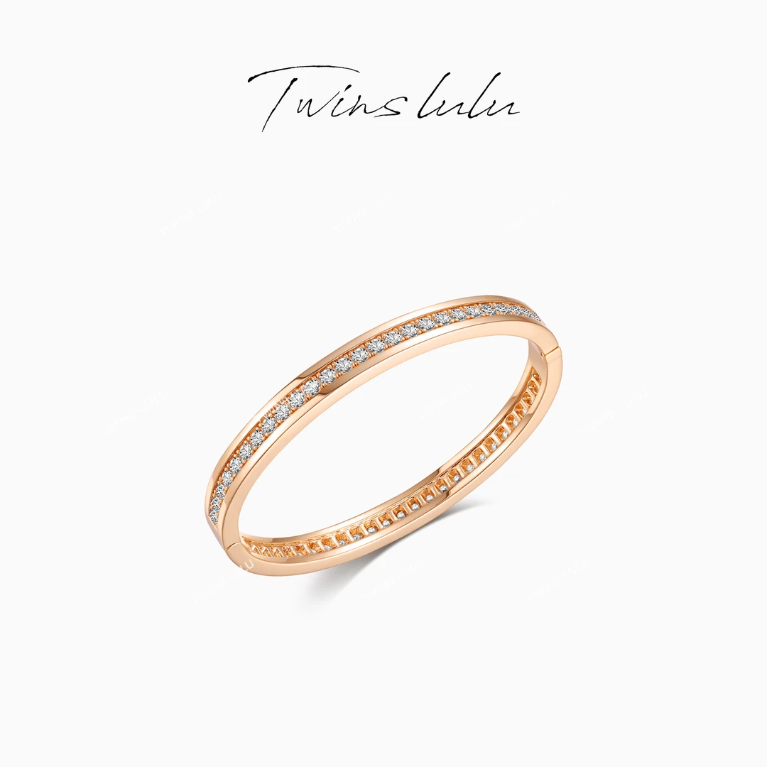 TWINS LULU 镀K金 爆款简约高级感满天星手镯首饰女款TSS7710