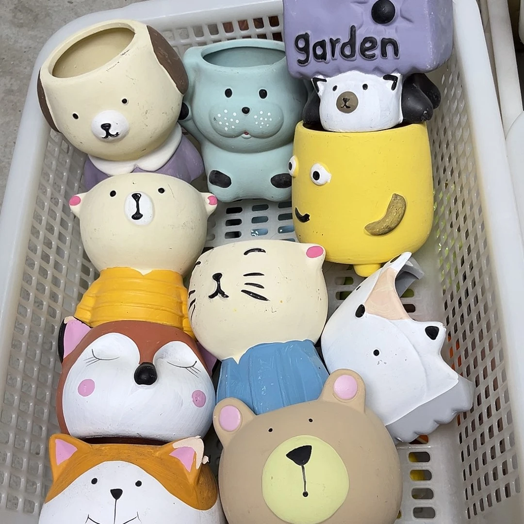 陶瓷花盆特价上新口6-9厘米