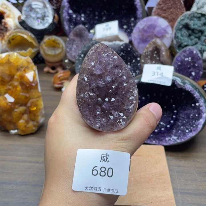 珠宝半成品水晶未镶嵌