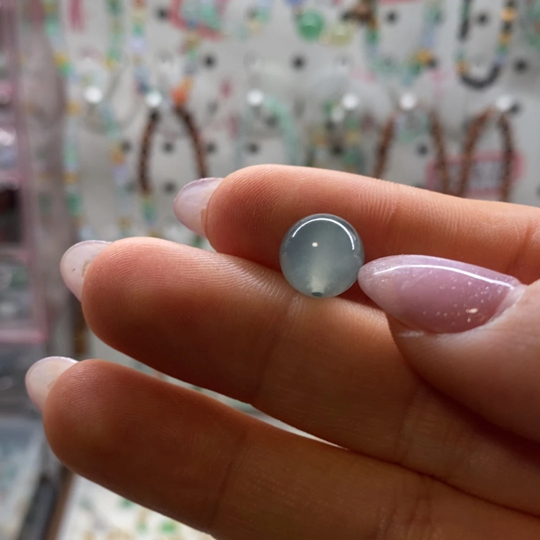 翡翠未镶嵌手链卡10.2