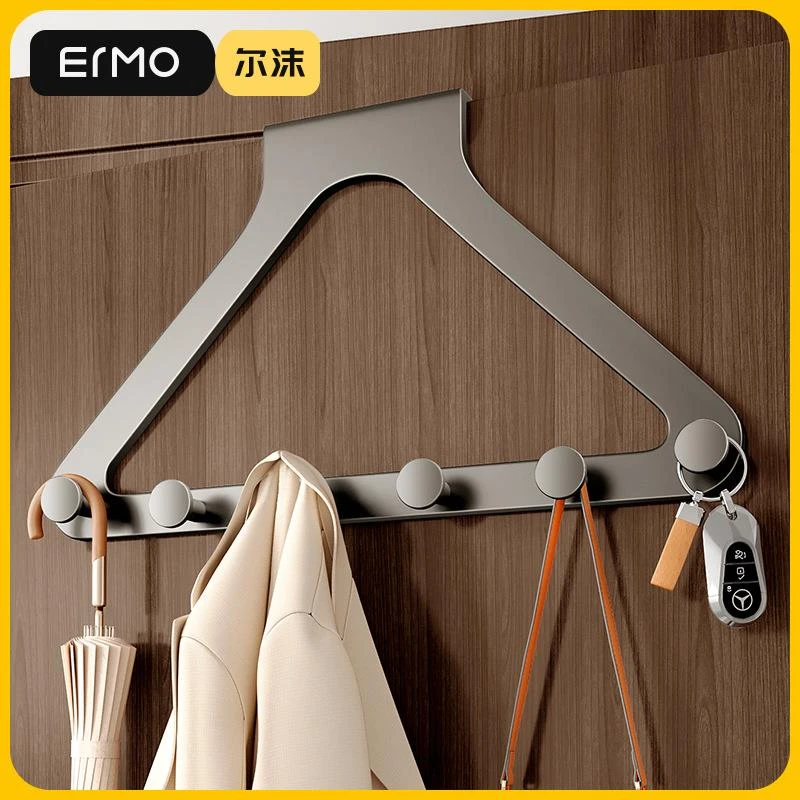 九牧王钩粘钩挂衣架卧室免打孔强力承重壁挂粘胶钩子入户门置物架