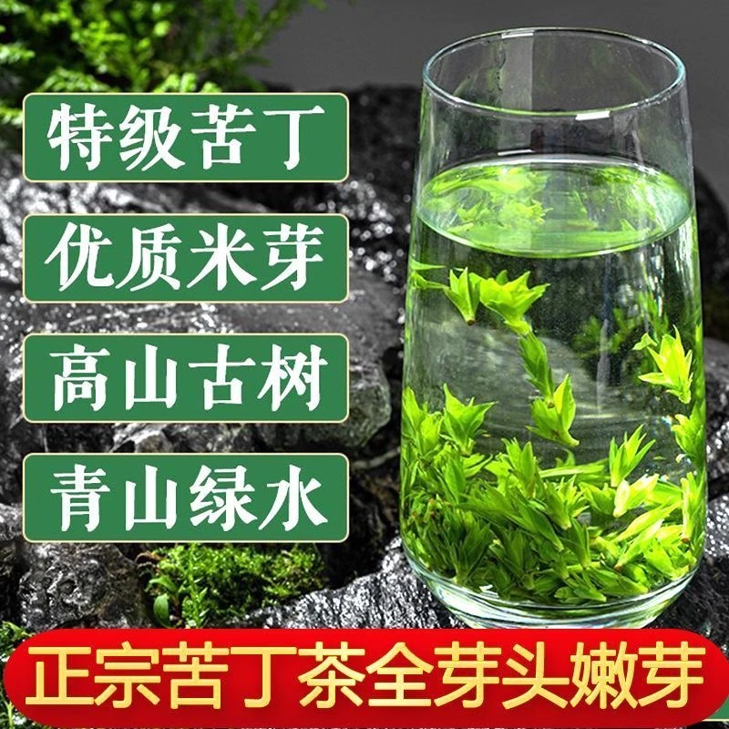 【2025年新茶嫩苞芽】头春头采小叶苦丁青山绿水高山嫩苞芽灌装