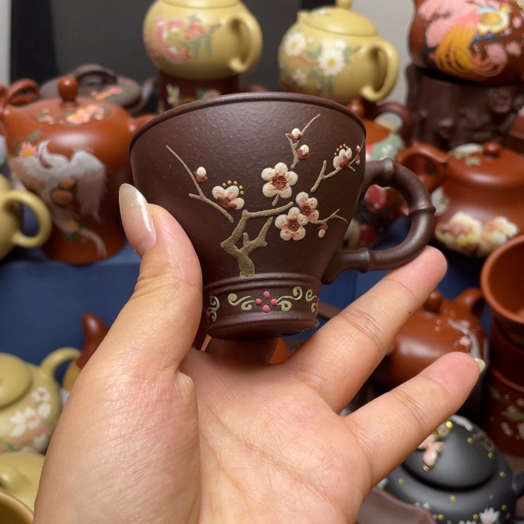 茶杯紫砂紫砂主人杯100cc