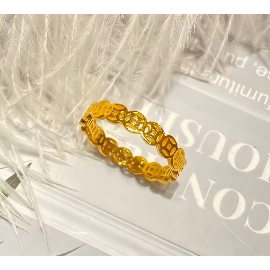 【KZ】精美钱多多戒指 一单发一件 -24