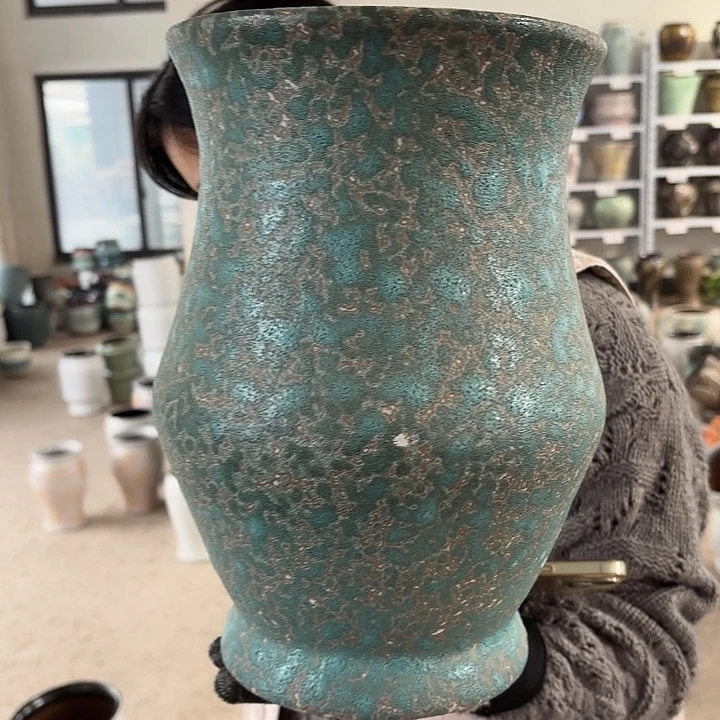 瑕疵高30口20花盆