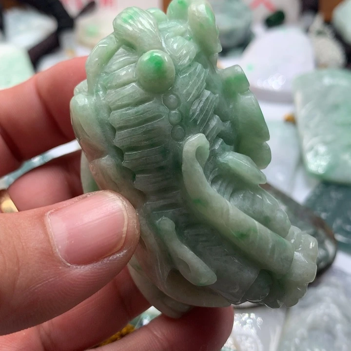 颈饰未镶嵌翡翠保真天然a货翡翠